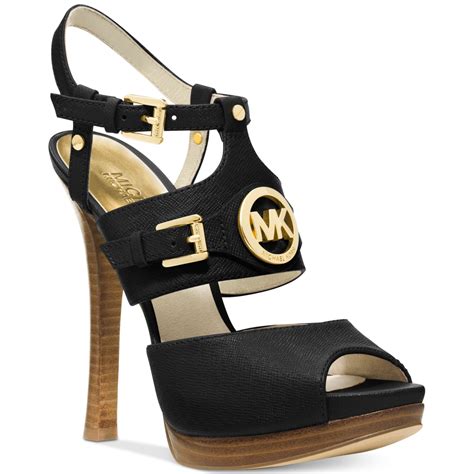 michael kors platform sandals macy's|Michael Kors platform sandals.